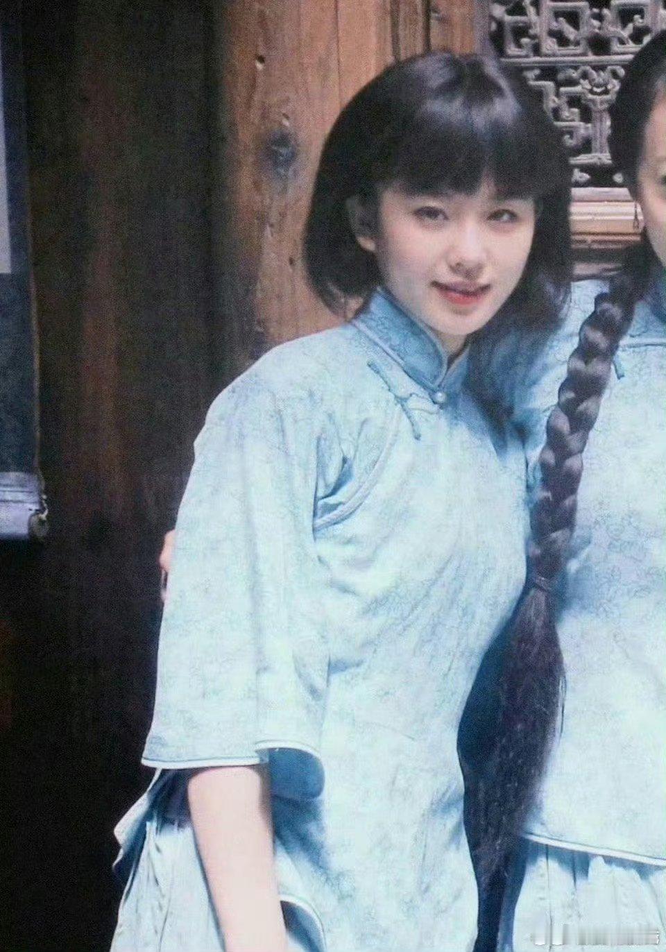 早期齐刘海刘诗诗简直是个黏米团子谁懂