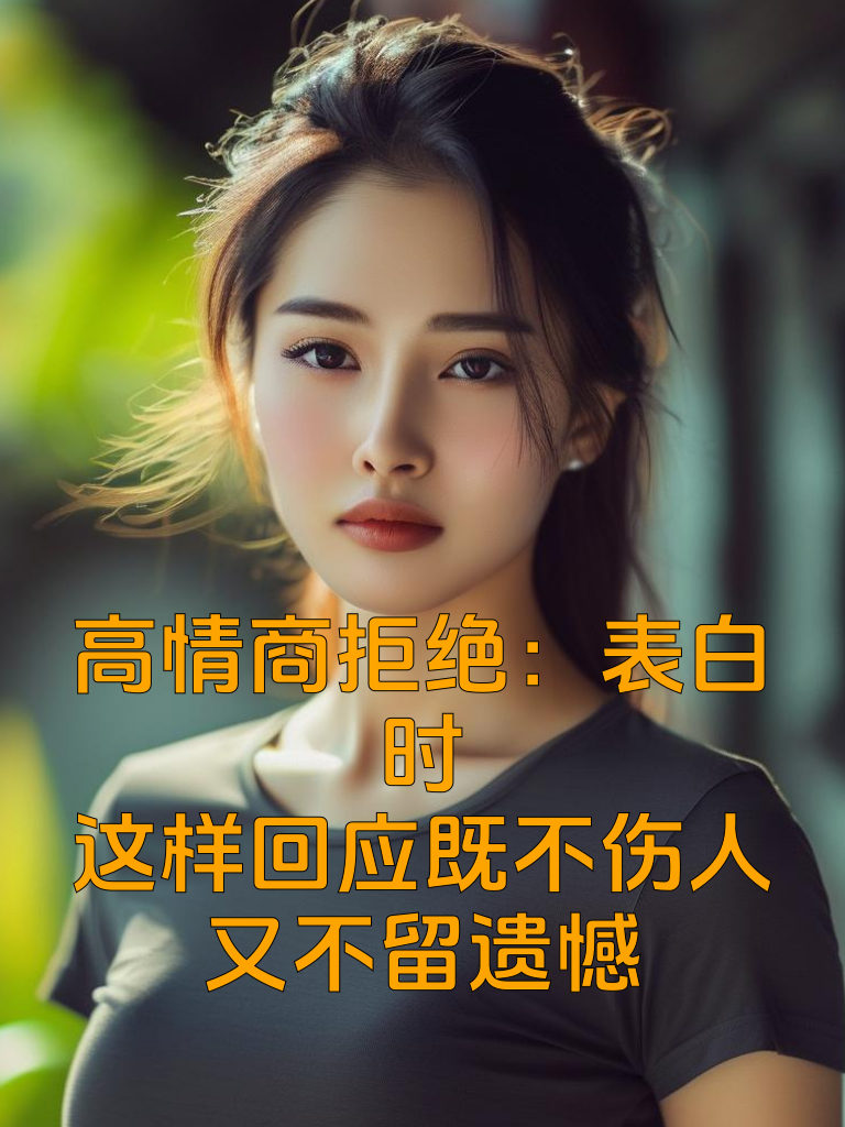 高情商拒绝：表白时，这样回应既不伤人又不留遗憾