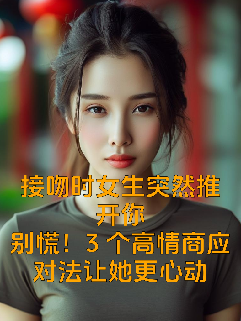 接吻时女生突然推开你？别慌！3个高情商应对法让她更心动