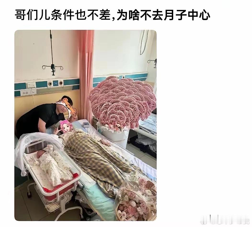 哥们儿条件也不差，为啥不去月子中心