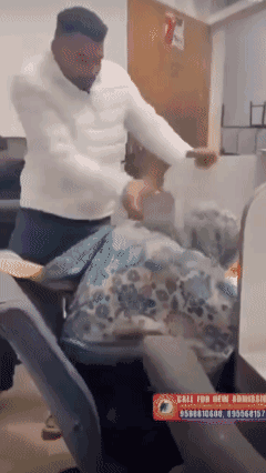 印度，一名穆斯林女性在工作中睡着被主管用鞋底唤醒。鞋底拍在女人后脑啪啪作响，女