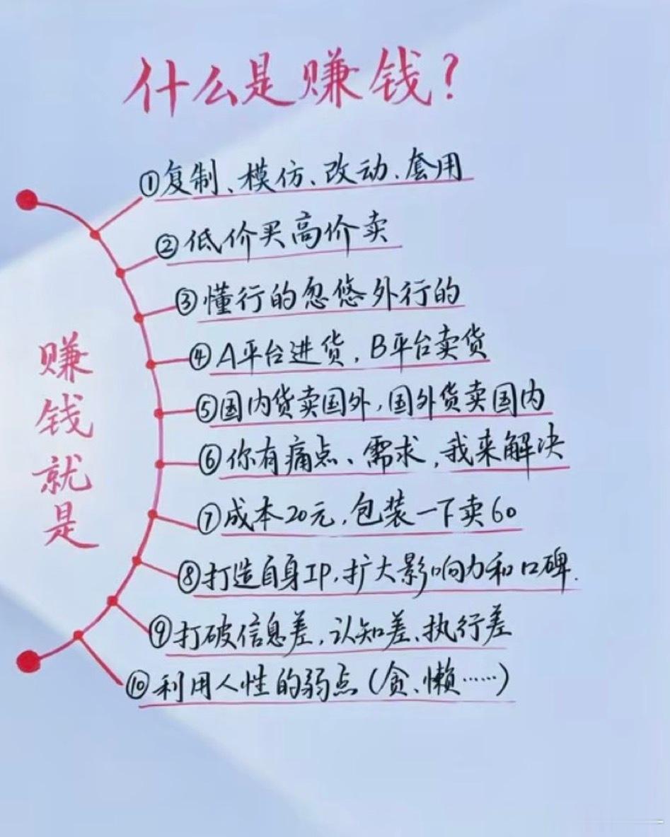 什么是赚钱？