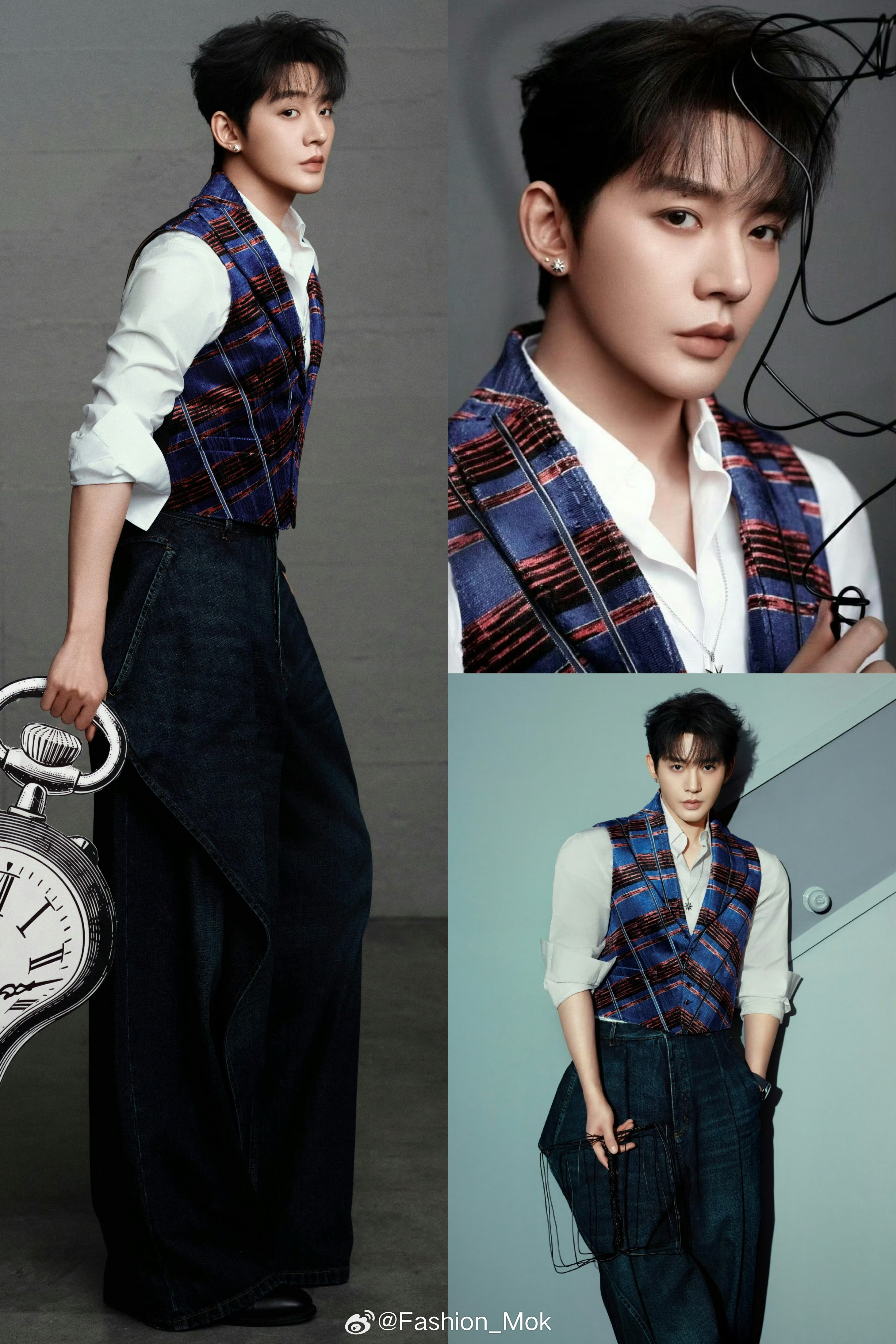 MOK_StarStyle微博之夜男明星造型盘点②1️⃣肖战inSai