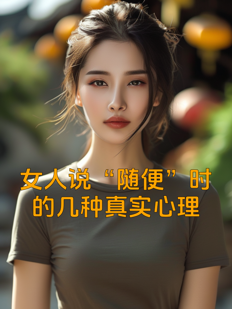 女人说“随便”时的几种真实心理