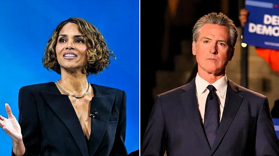 劲爆热门新闻：奥斯卡获得者哈莉·贝瑞表示应该让纽森失去竞选总统资格！这位极左