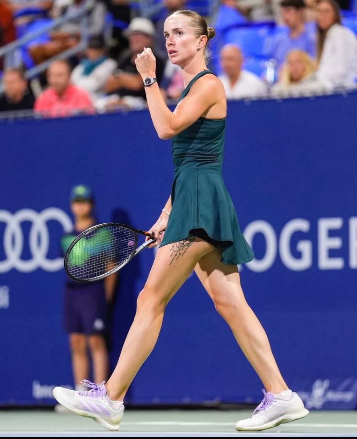 蒙特利尔赛斯维托丽娜6-46-1击败，阿尼西莫娃，第24次闯入WTA