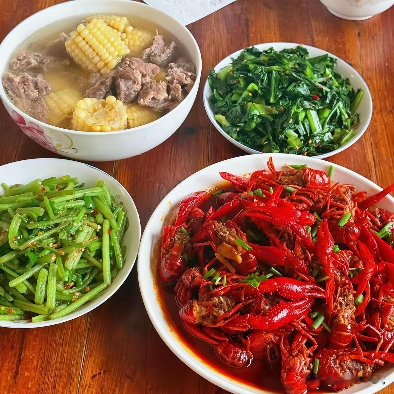 一家人的晚餐，在全国算什么水平？