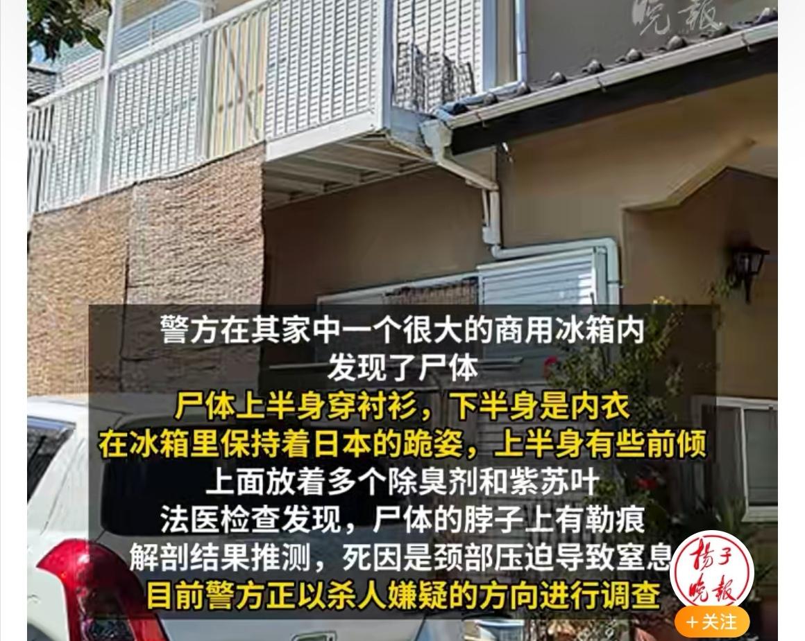 75岁“热心邻居”藏女尸冰箱20年——笑脸递过的便当里，藏着怎样的寒意？这