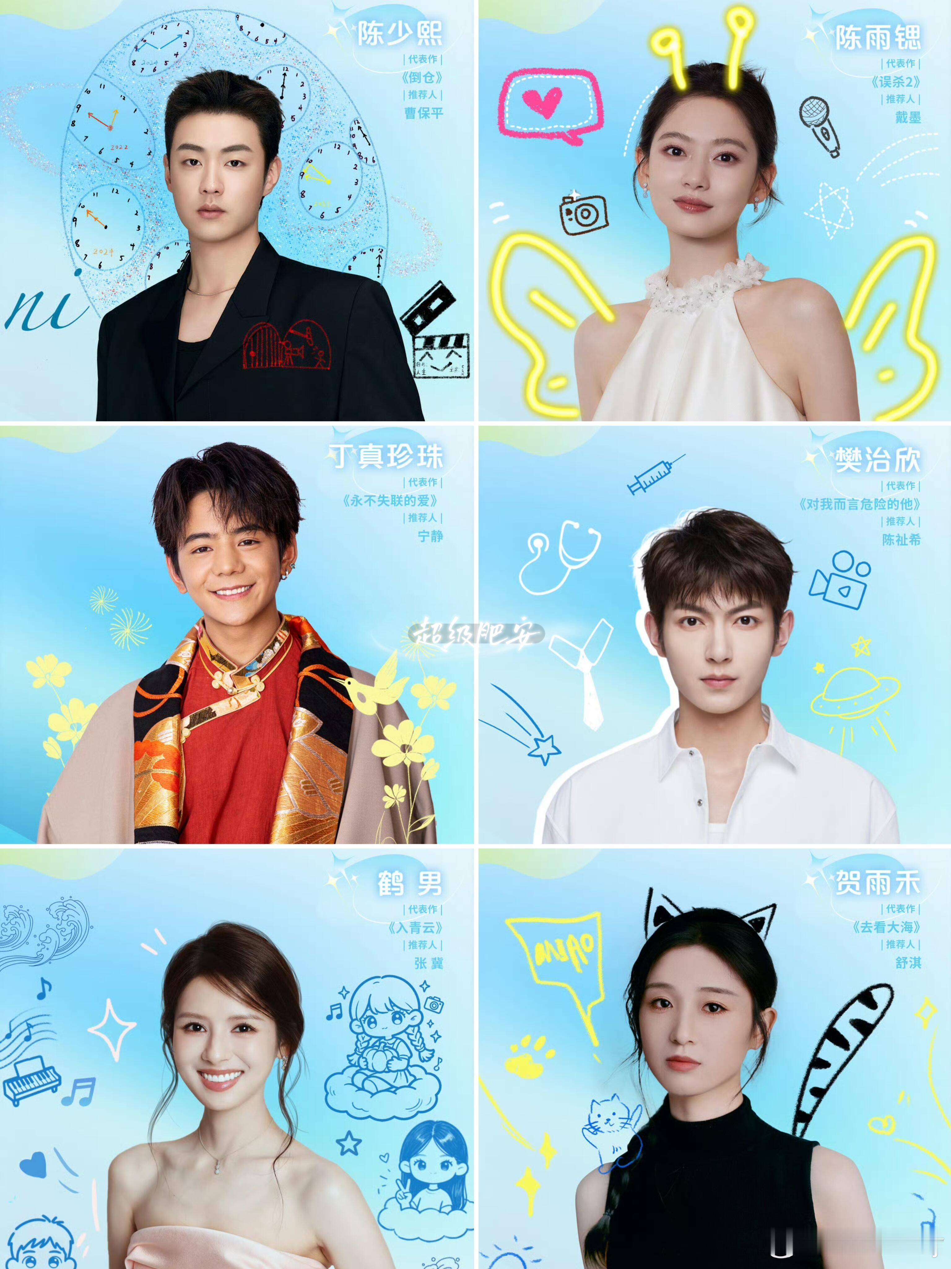 完整名单，2025星辰大海青年演员入选名单：2025年电影频道“星辰大海”青年演