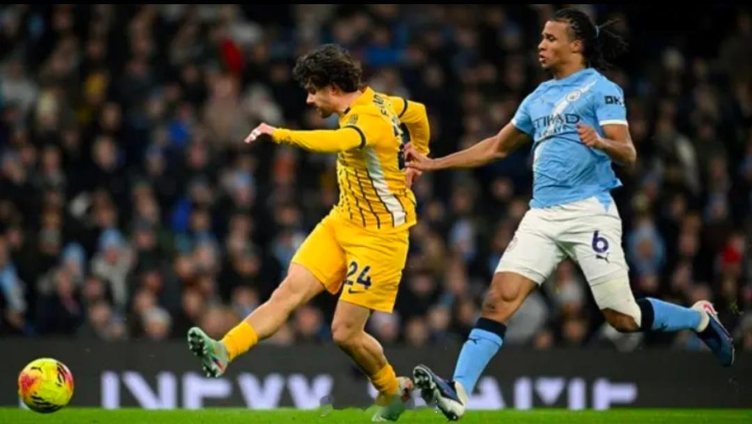 曼城1比1布莱顿阿克：不想要将伤病作为借口，本周末是我们纠正错误的机会曼城在本周