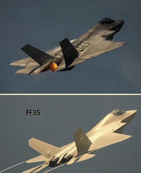 揭秘战机美学：F-35与歼-35的视觉对决，谁才是真正的战场艺术家？