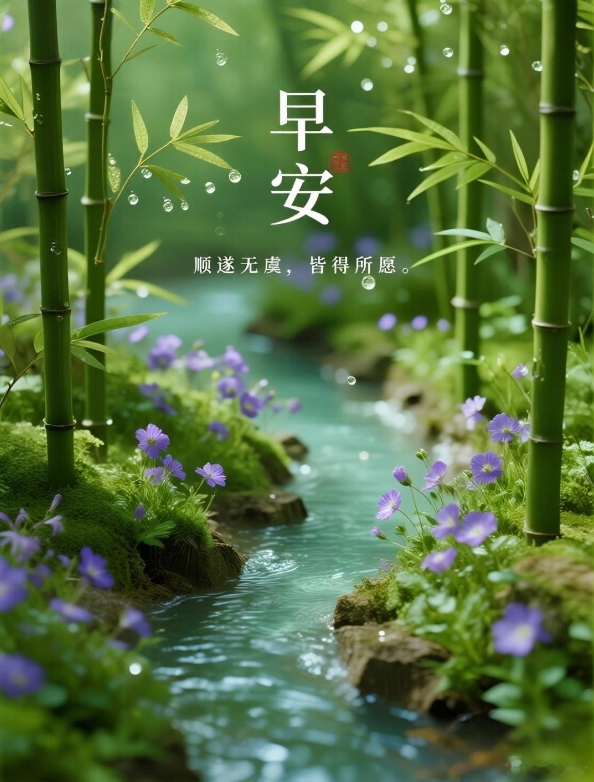 「🌸」ᴳᵒᵒᵈᵐᵒʳⁿⁱⁿᵍ☀早安～我们总以为生活欠我们一个满意，其实是