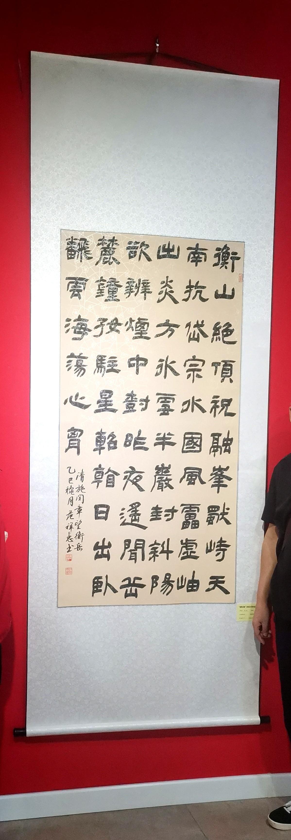 湖南省书协会员作品展传统文化写字是一种生活
