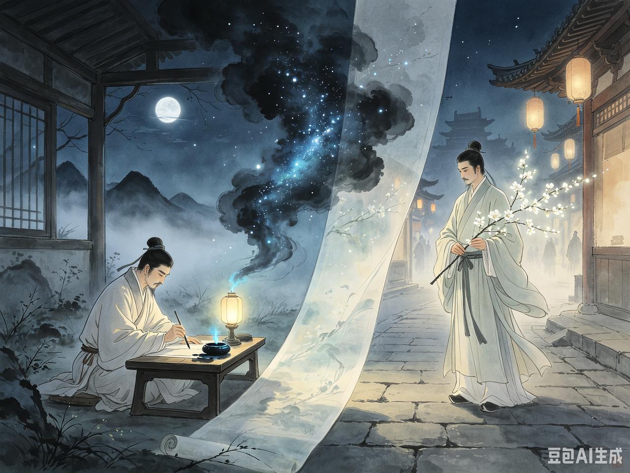 唐元和四年，元稹在梁州做了一个梦，醒来发现一件诡异的事:千里之外的白居易刚好寄到