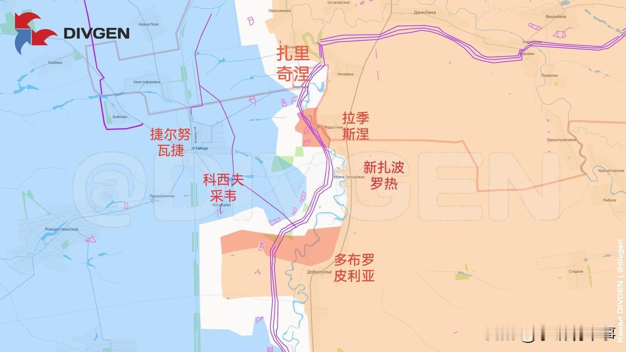 12月24日箭头社更新俄乌战报：图一：扎波罗热州前线，俄军突击部队在拉季斯涅