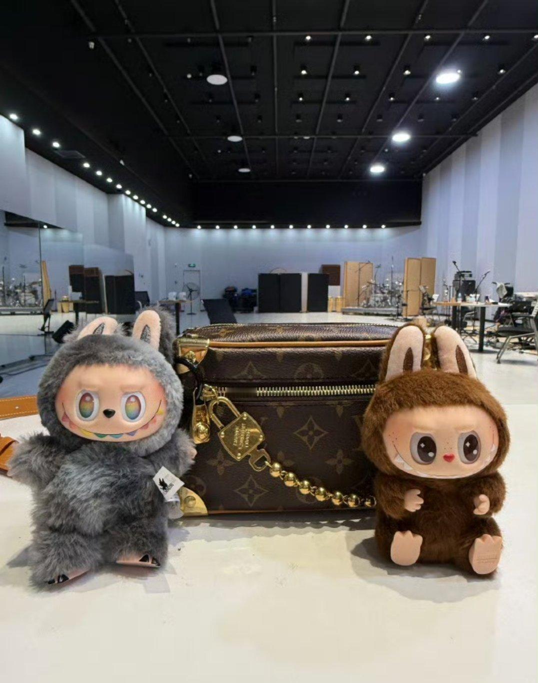 鹿晗有隐藏款labubu只有我感觉这个玩意儿丑丑的吗？[捂脸哭]​​​