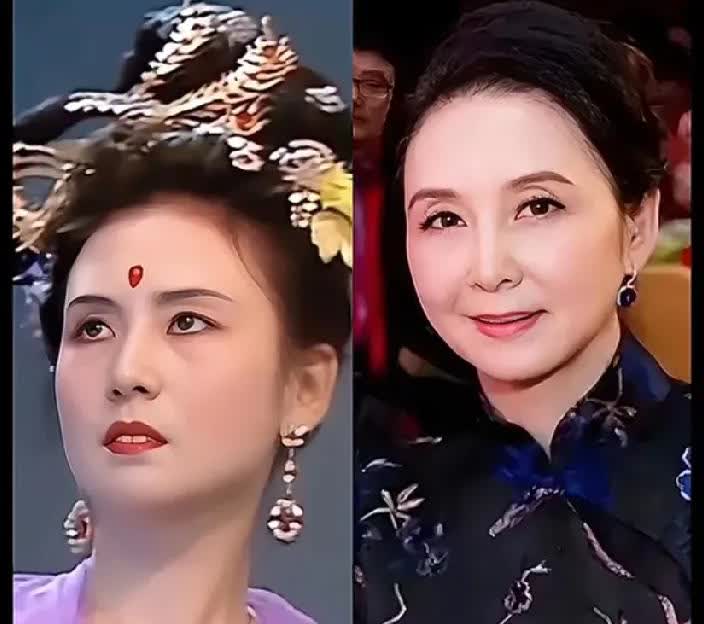 86版《西游记》女演员金昔对比，以前的美女各有千秋，现在的美女千篇一律，