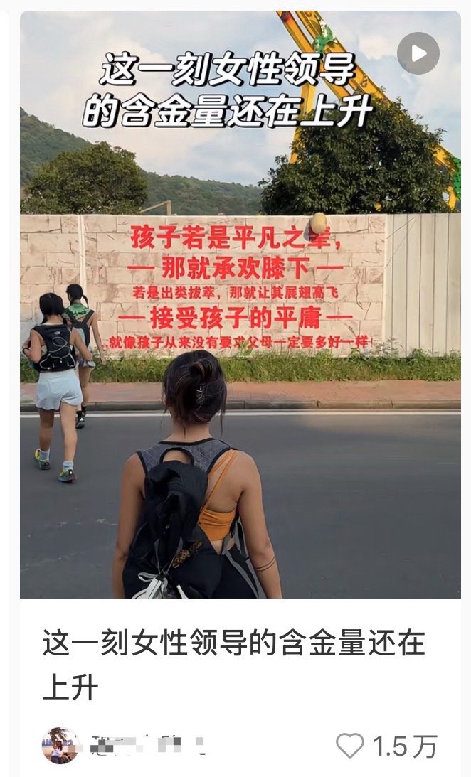看完了也没看出这些标题和女性领导有什么关系​​​