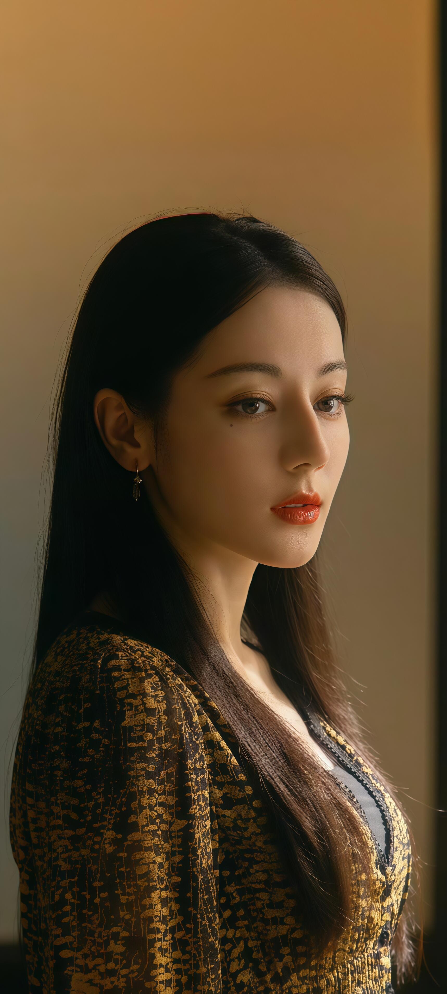 迪丽热巴谁说演员不能看镜头迪丽热巴聂九罗高清壁纸：