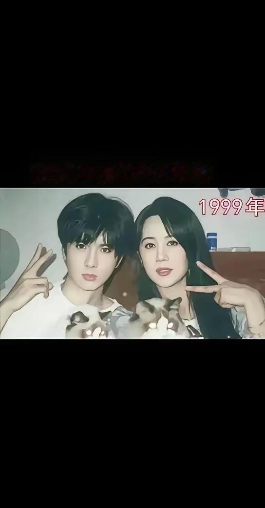光影纪念岁月，一组老照片带你追忆一下明星的往昔九九年的沈腾和马丽，这两个颜值都
