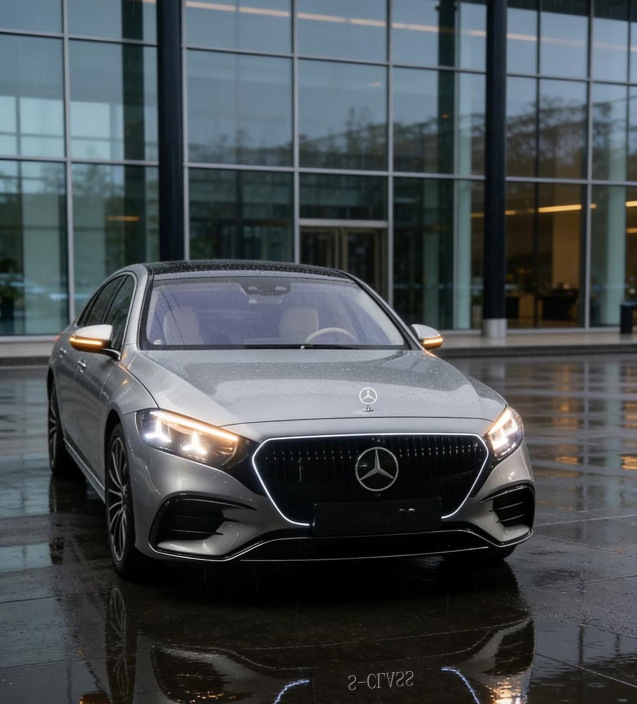 最新一代奔驰S级实车已到店？S级终于要换代了，新车走上古典与现代相结合的设计风