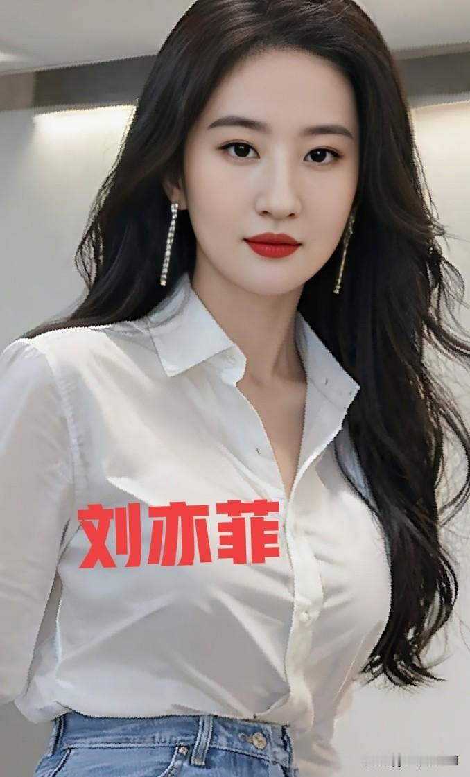 刘亦菲白色造型气质优雅美的不可方物女明星气质女明星