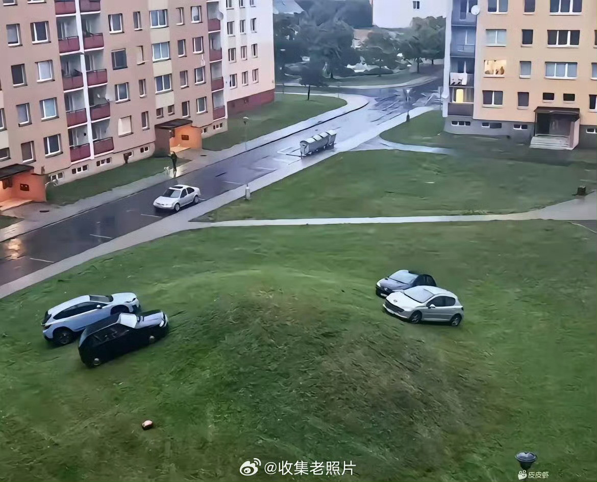 夏季有台风导致的洪水。每个小区，都有几个大聪明。