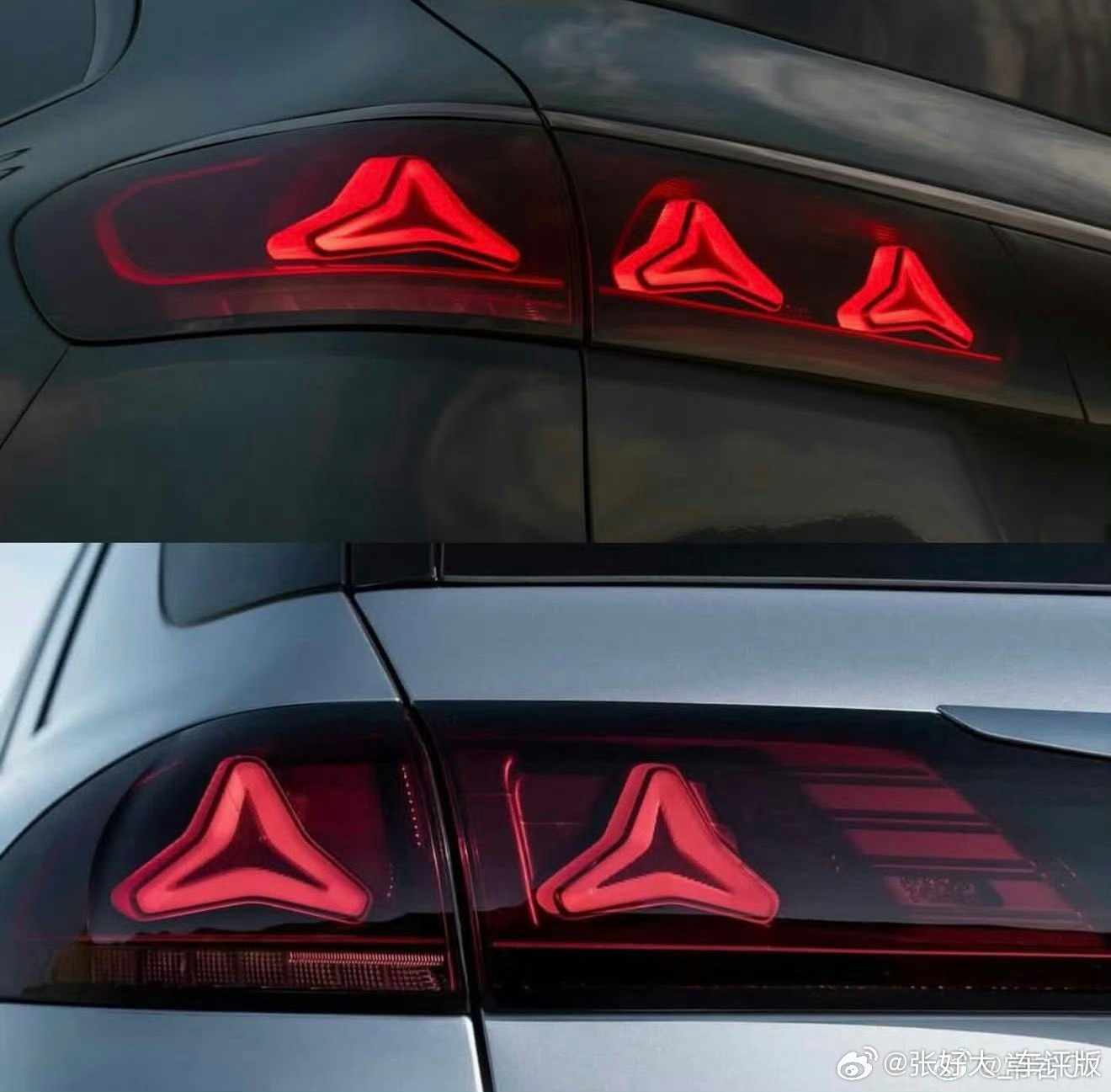 奔驰全新GLS和GLE的尾灯…emmm…感觉这种把品牌标识无节制融进车身设计