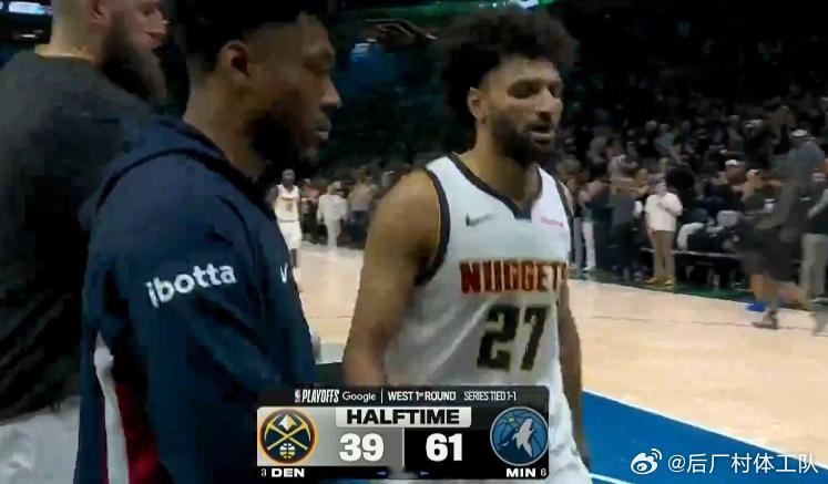 掘金v森林狼今天依旧是属于森林狼的夜晚