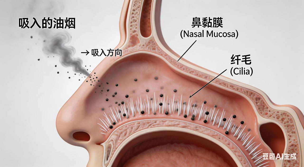 《油烟猛如虎！一步步“啃噬”你的呼吸系统！》油烟：隐匿厨房的呼吸系统“顶