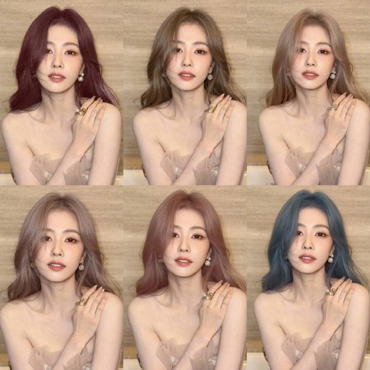 白鹿想染头发果然美女的美貌是不局限于发色[大笑]​​​