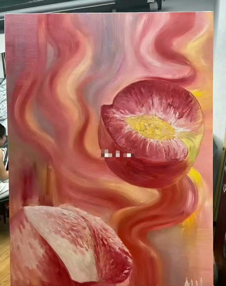 王诗龄一幅画卖145万，这能买多少框桃子啊​​​​