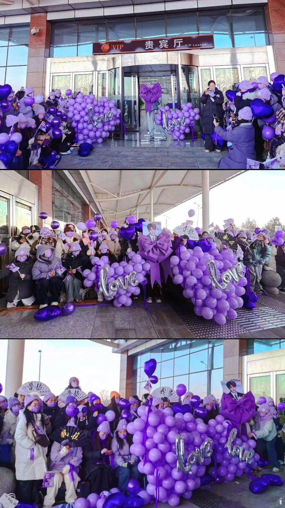 钻石太给力了！邓为去哪儿都有轰轰烈烈的应援，爱意满满，期待邓为央视跨年