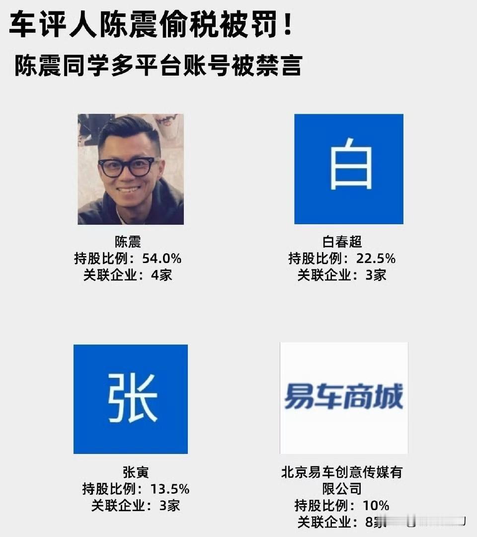 陈震，你这回确实该好好反思了。你作为车评圈里数一数二的网红，全网粉丝加起来超