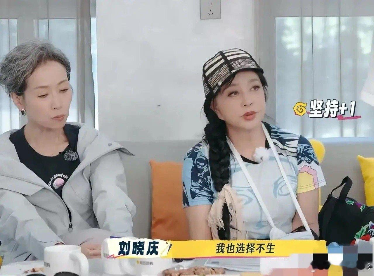 刘晓庆说“要是再来一次，我还是会不生孩子！”何赛飞立刻反驳“那是因为你没有尝过生