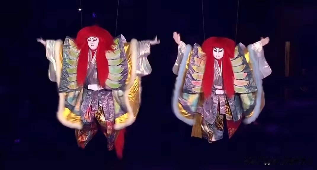 在日本名古屋举行的第20届亚运会开幕式，在运动员入场结束后的表演环节，在展现日本