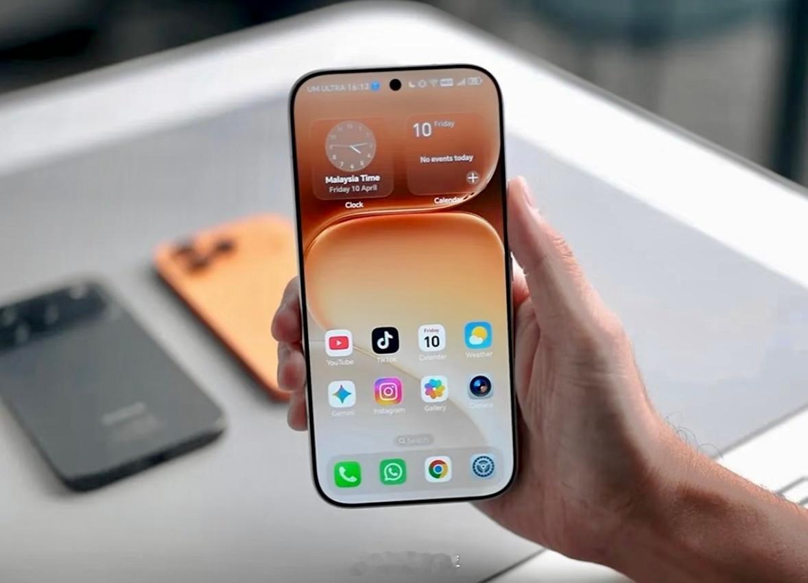 提前感受一下非国行版荣耀600Pro真机，橙色真的非常亮眼：北京