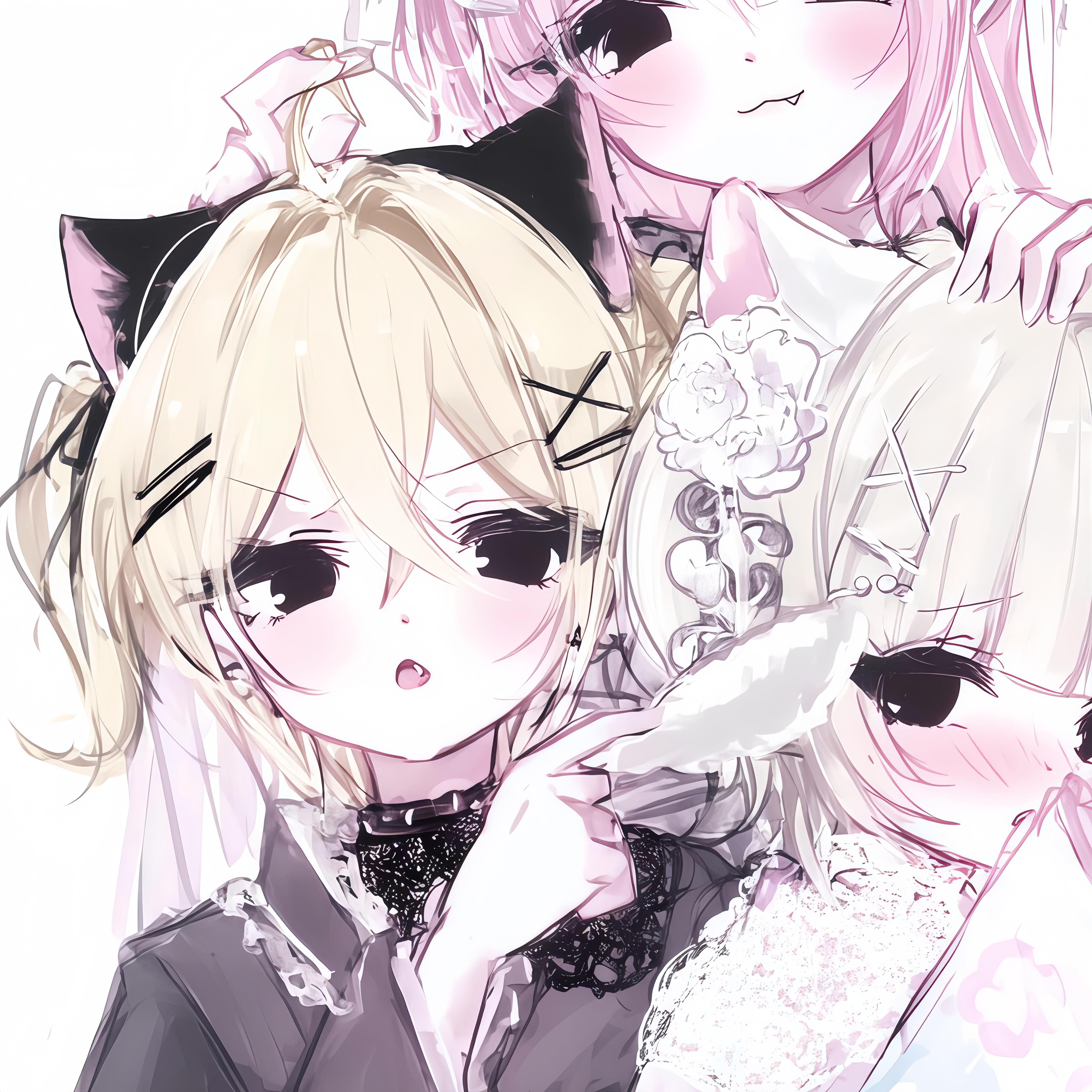 动漫头像｜三人闺蜜头像プチケーキ