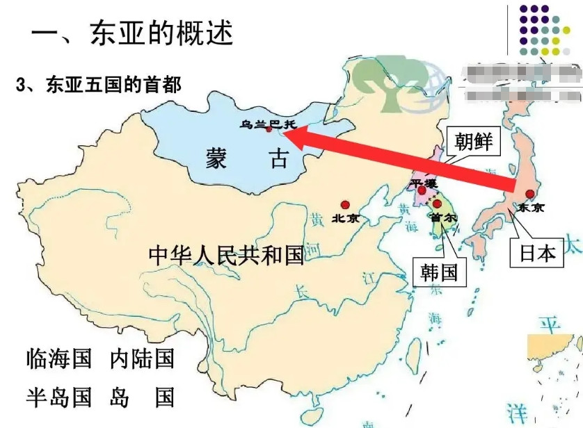 如果中俄不允许，日本是不是就到不了蒙古？蒙古国的领土被中俄两国的领土完全包裹
