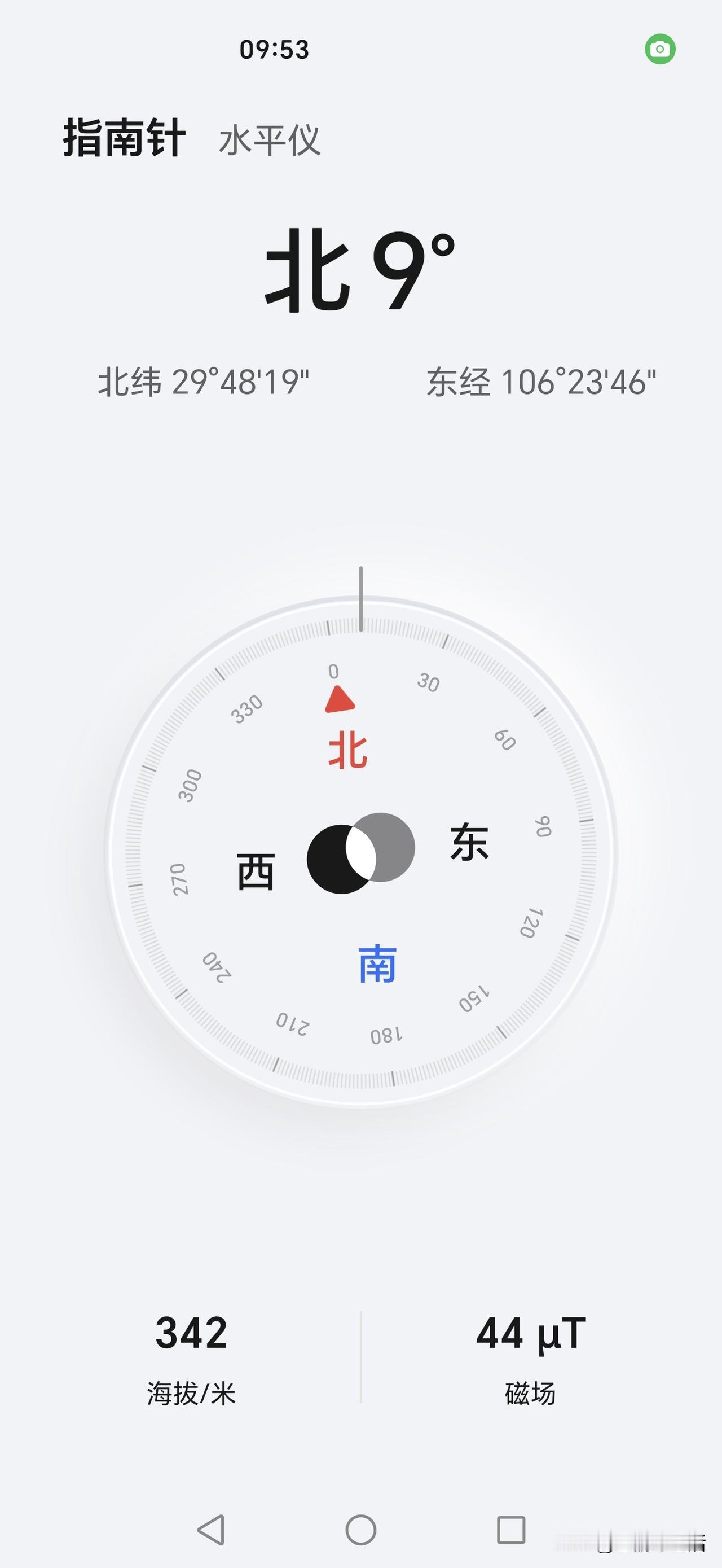 重庆海拔这么低吗？一直以为，重庆城区海拔也有个六七百米吧？没想到刚才在指南针上才