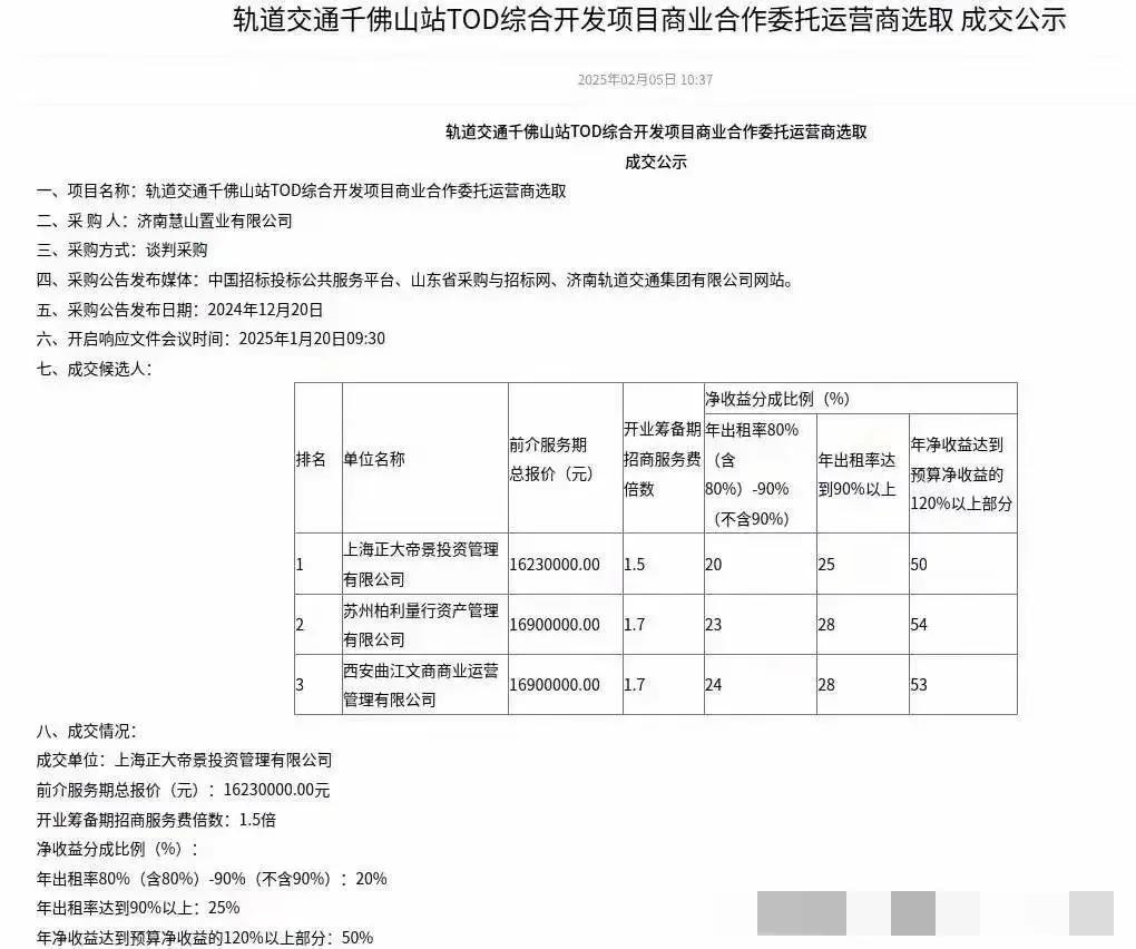 济南千佛山北广场商业有了眉目，正大广场将会落地此处。千佛山北广场最上面一层