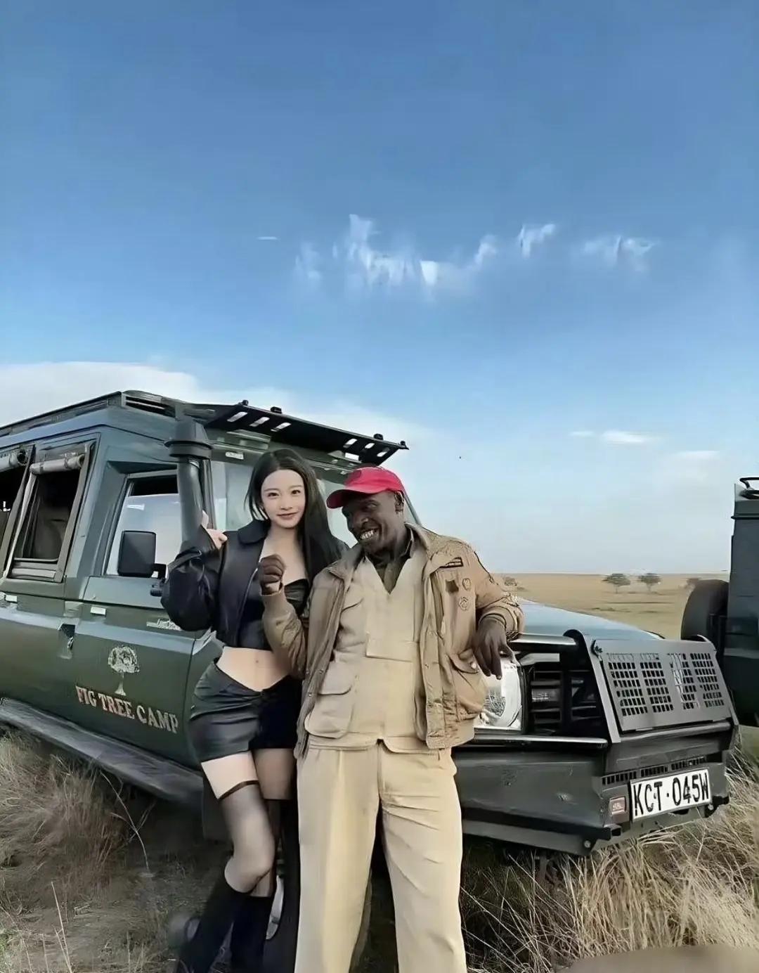 美女一个人去非洲玩，她是真不害怕么...