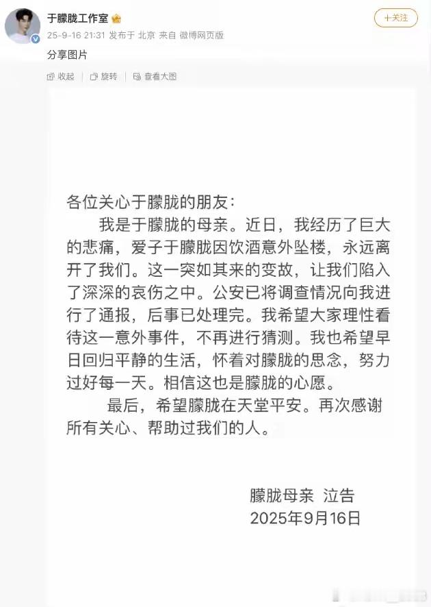个人认为于朦胧母亲这个解释的太牵强了。这是喝的什么酒啊，能把人喝的跳窗，哪怕是饮