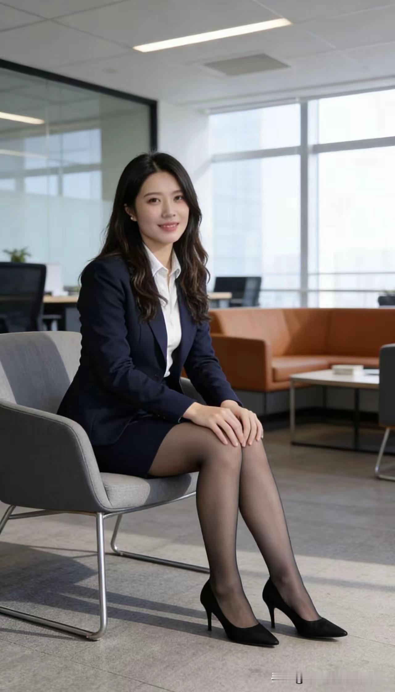 职场女性优雅姿态，自信满满！职场气质女人