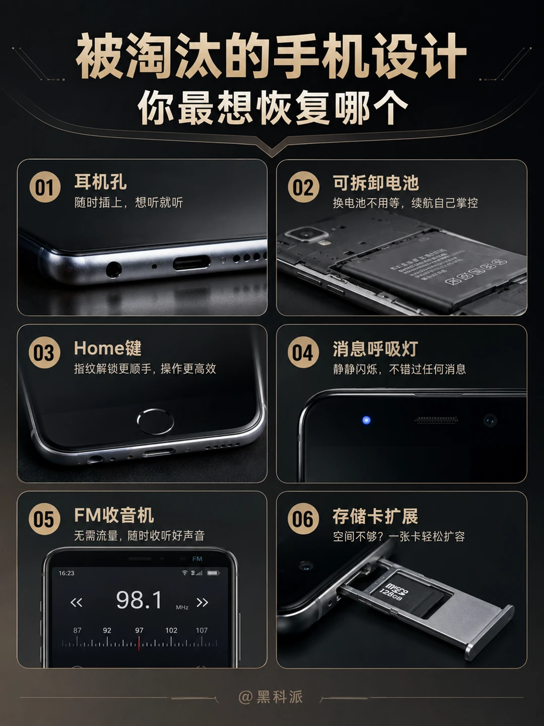 被淘汰的6个手机设计，你最想恢复哪个？