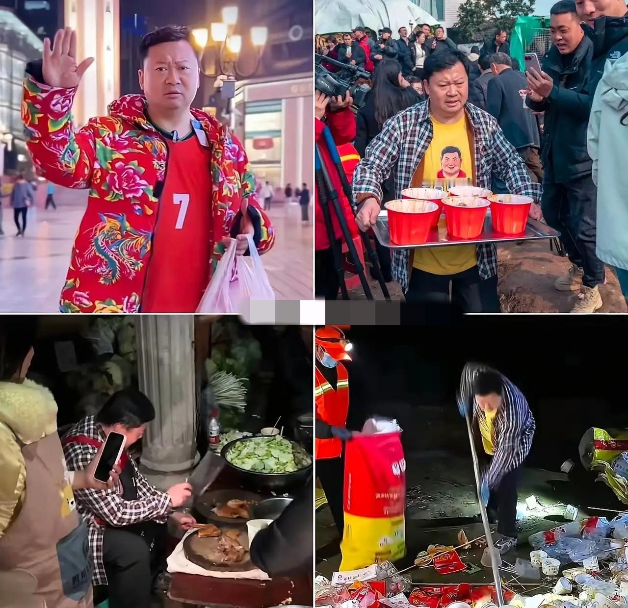 现在才发现在，原来重庆卤鹅哥去参加呆呆的杀猪宴，最主要的目的不是为了蹭流量，