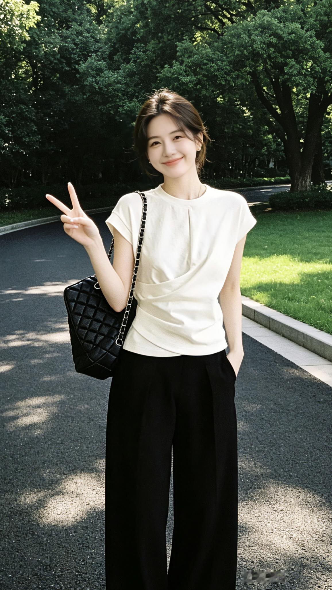 摆脱路人感穿搭洋气百搭短袖t恤女装穿搭夏日穿搭指南