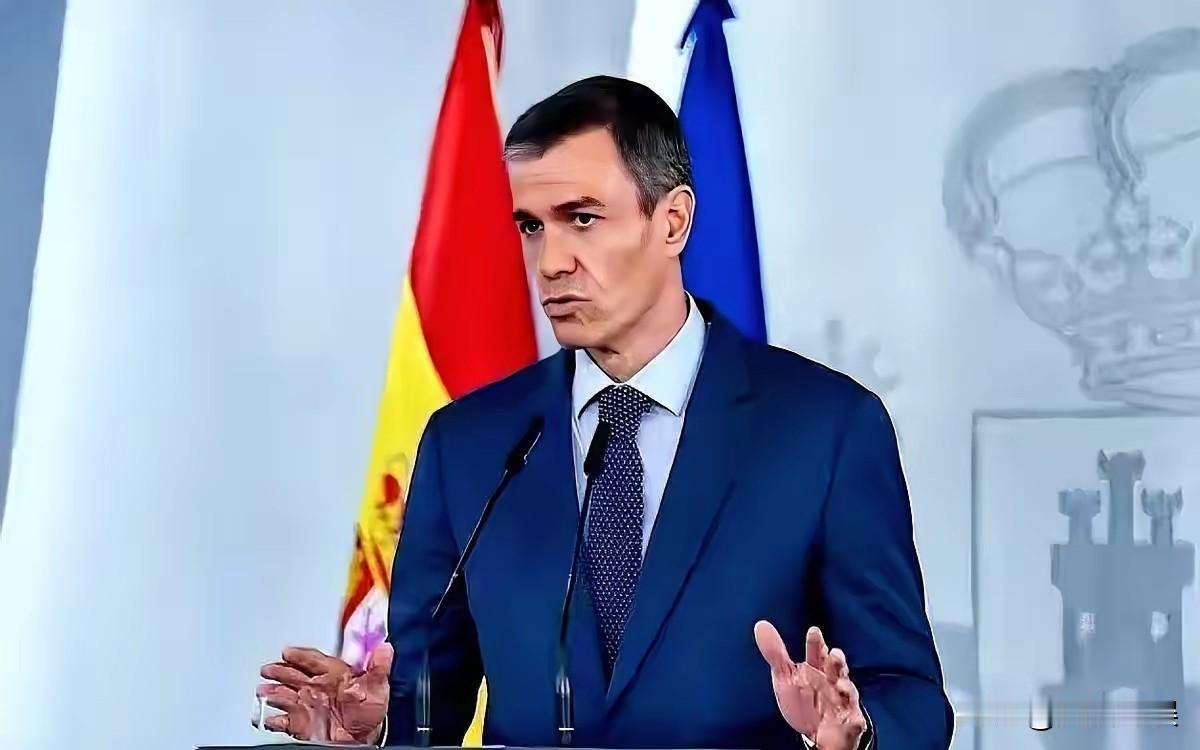 西班牙首相桑切斯的专机，出事了。前脚刚对美以的伊朗政策放完狠话，后脚，他自己的