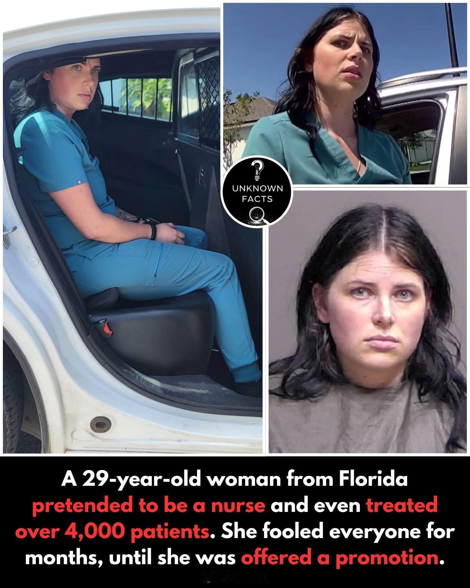 佛罗里达女子假扮护士，治疗了4000多名患者，直到因为升迁背调才暴露…美国佛罗里