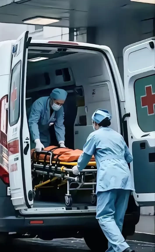 这事儿可真够离谱的​贵港那边发生了啥？​就说那救护车，哐当一声​停在医院门